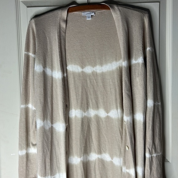 J. JILL PUREJILL Long Duster Tie Dye Cardigan Size XS - Picture 8 of 15